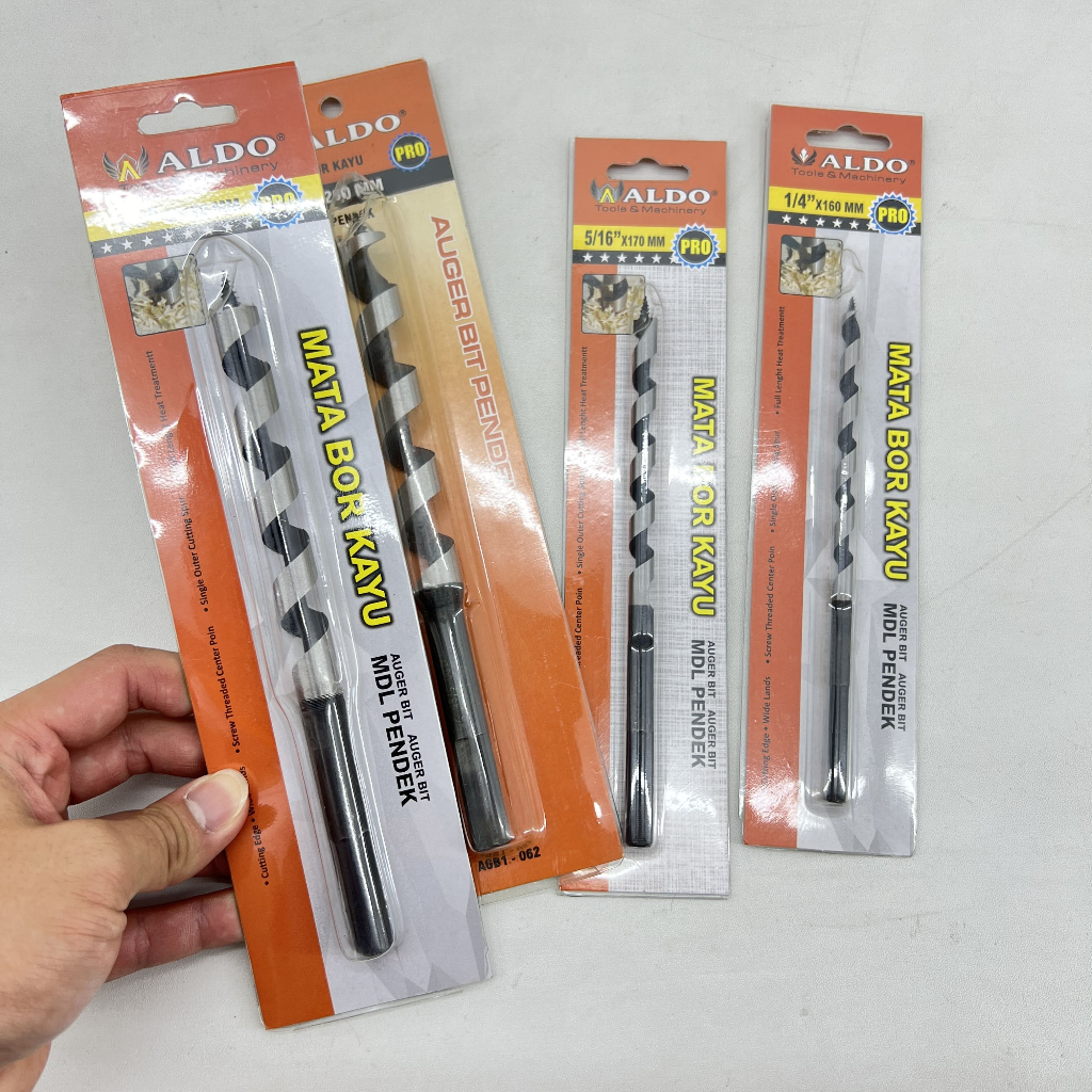 AUGER BIT "ALDO" [10X190 (3/8)] PDK/PJG